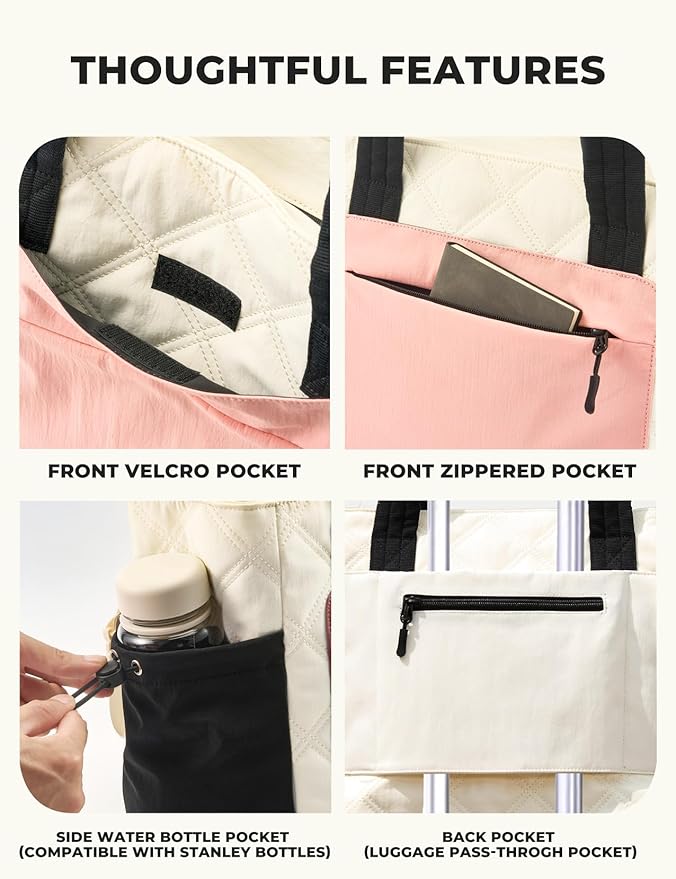 Tote Bag for Women, Lightweight Puffer bag - Image 4