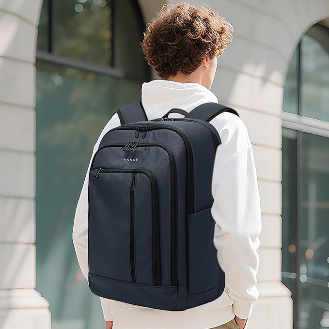 BANGE 28L Slim Laptop Backpack for Men & Women, 15.6 Inch Business Backpack - Image 2