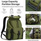 mixi Travel Backpack for Women Men, 18 Inch Carry On Laptop Backpack Flight - Image 2