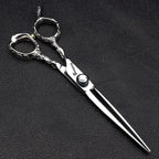 6 Inch Hair Cutting Scissors for Left Hand Hair Cutting Scissors Set (Flat Scissors 6 Inch-A)