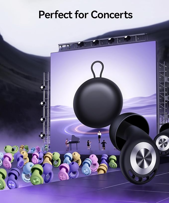 Ear Plugs for Sleeping Noise Cancelling 50dB Concert Earplugs for Noise - Image 5