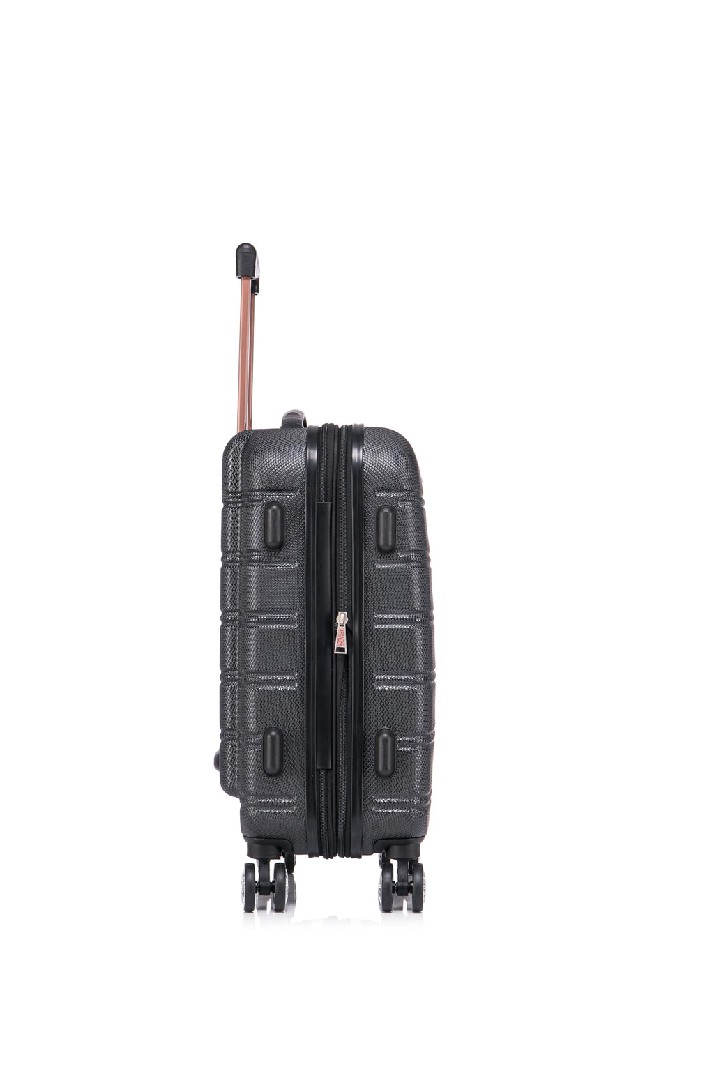 Melbourne Hardside 2 Piece Expandable Spinner Wheel Luggage Set (Black / 2 Piece (20"/14" Tote))