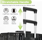 AnyZip Luggage Aluminium Frame Suitcase PC ABS Hard Shell TSA Lock No Zipper - Image 7