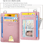 FurArt Slim Minimalist Wallet, Front Pocket Wallets, RFID Blocking, Credit Card - Image 6