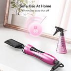 Hot Comb Electric by Terviiix, Pressing Combs for Natural Black Hair, Wigs & Beard, Anti-Scald Straightening Comb with Keratin & Argan Oil Infused Teeth, Temperatures Adjustable, 60 Min Auto Shut Off