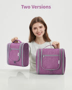 Narwey Small Hanging Toiletry Bag Women Travel Makeup Bag Organizer Toiletries - Image 9