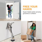 3 Packs Heavy Duty Kickdown Door Stopper, One Touch Adjustable Kickdown Door - Image 3