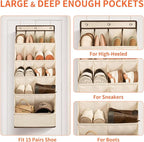 FENTEC 1 Pack Over the Door Shoe Organizers, Hanging Shoe Organizer - Image 3