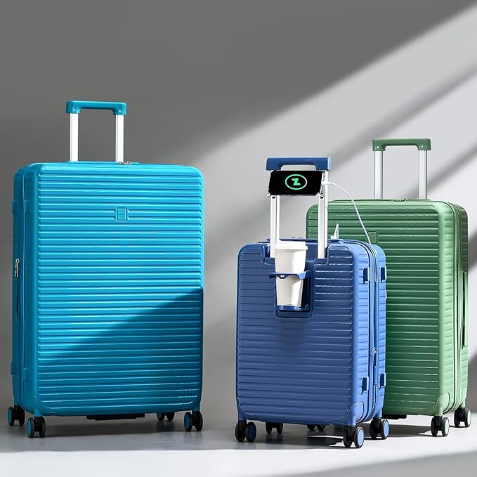 Hard Shell Suitcases Airline Approved 20 Inch Carry on Luggage, Expandable - Image 14