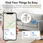 2025 New Air Tracker Tag-1 Pack, Replaceable Battery, Key Finder and Item - Image 4