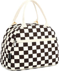 FlowFly Lunch Bag for Women Insulated Lunch Box Corduroy Lunch Tote Cooler for by FlowFly