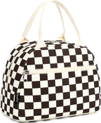 FlowFly Lunch Bag for Women Insulated Lunch Box Corduroy Lunch Tote Cooler for by FlowFly