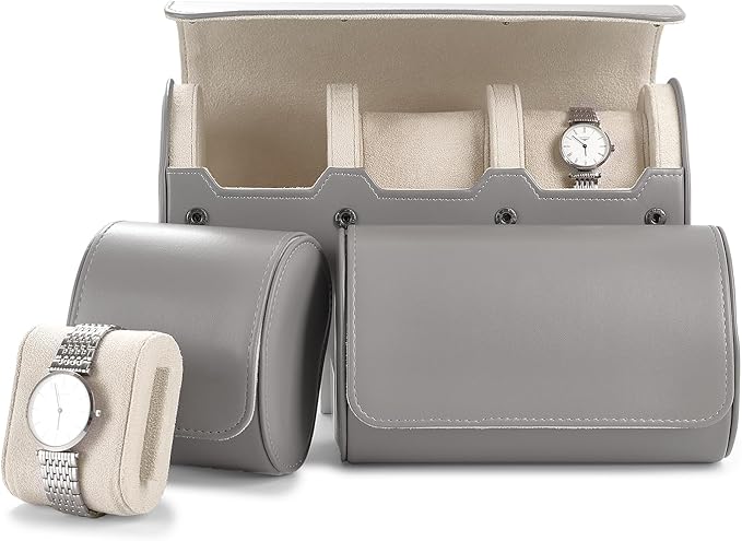 Oirlv PU Leather Watch Box for Mens Watch Organizer Case Jewelry Gift Box for - Image 4