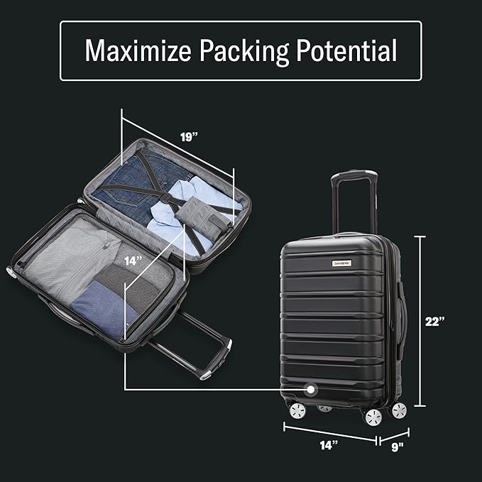 Samsonite Omni 2 Carry-On Hardside Luggage - Image 3
