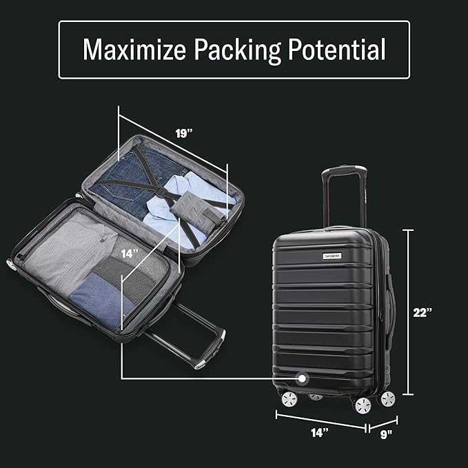 Samsonite Omni 2 International Carry-On Luggage - Image 3