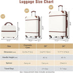 Merax Luggage Set 2 Piece Suitcase Set - Image 3
