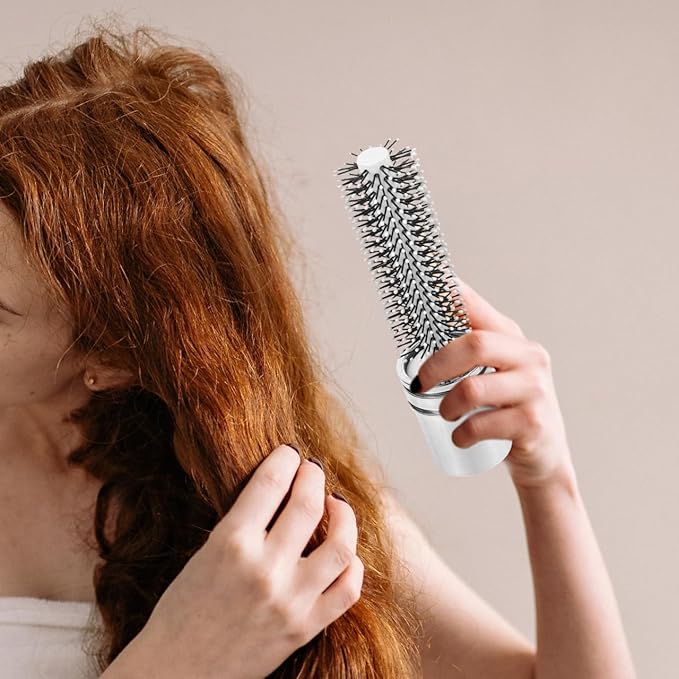 Luxshiny Portable Curly Hair Comb - Retractable Hair Brush for Travel & Hairdressing Mini Brush for Women Stylish Design Perfect for Straightening & Curling