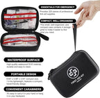 Premium First Aid Kit, 320 Piece Waterproof Hard Shell Eva First Aid Kit - Image 3