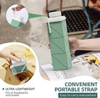 24oz Collapsible Water Bottles, Food grade BPA Free Reusable Foldable Water - Image 5