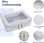 Aveniee Clear Makeup Bag Organizer Set, Portable Travel Toiletry Cosmetic Bag - Image 2
