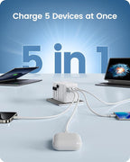 LENCENT 65W Universal Travel Adapter, GaN International Fast Charger 2 USB-A & - Image 7
