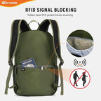 SKYSPER Small Hiking Backpack for Men Women 20L RFID Packable Daypack - Image 2