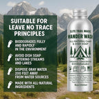 Wander Wash -Biodegradable Camp & Dish Soap Unscented | Made in USA | Organic - Image 7