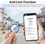 2025 New Air Tracker Tag-4 Pack, Replaceable Battery, Key Finder and Item - Image 7