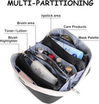 BOYATU Travel Makeup Bag Organizer Cosmetic Bag: 3 Pcs Set Make up Bags - Image 2