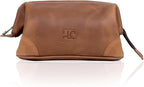 HLC Leather Toiletry Bag for Men - Image 2