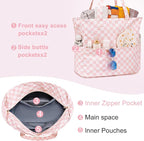 LEDAOU Large Beach Tote Bag Women Waterproof Sandproof Zipper Beach Tote Bag - Image 5