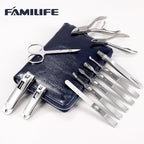 Manicure Kit, FAMILIFE Professional Manicure Set Nail Kit, 11 in 1 Stainless - Image 2