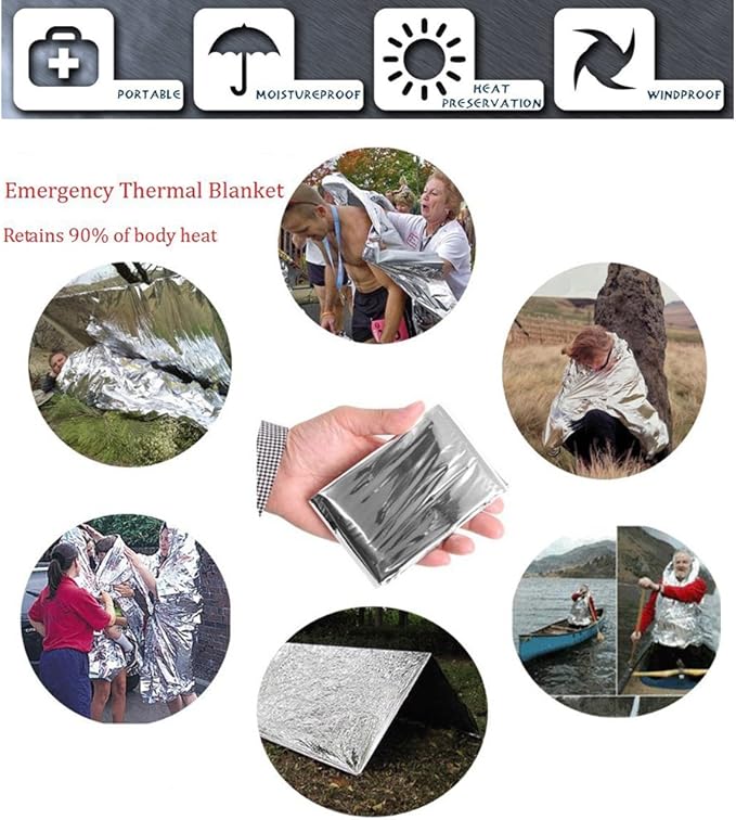 XUANLAN Emergency Survival Kit 13 in 1, Outdoor Survival Gear Tool - Image 4