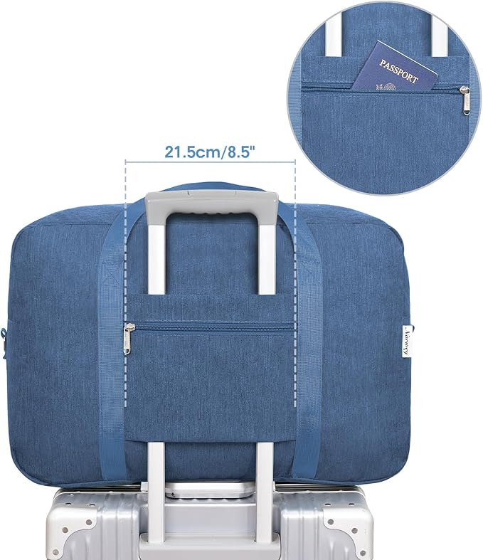 Carry on luaggage 22x14x9 Airlines Approved Foldable Carry on Bag Packable - Image 6
