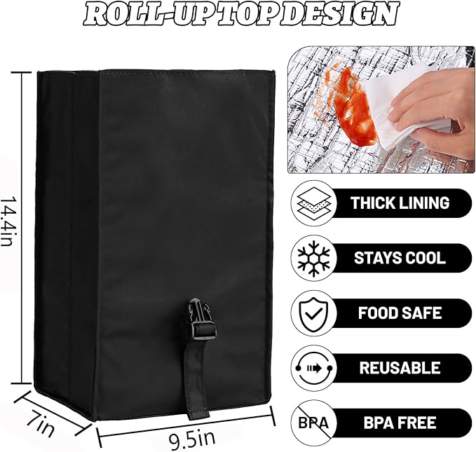Insulated Foldable Lunch Bag - Image 4
