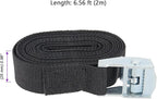 JOIKIT 15 Pack 6.5 Feet x 1 Inch Lashing Straps, Cam Buckle Tie Down Strap up - Image 2