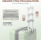 SHOWKOO Luggage Sets 3 Piece Hardside Expandable Suitcase - Image 5