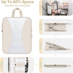 8 Set Compression Packing Cubes - Image 2