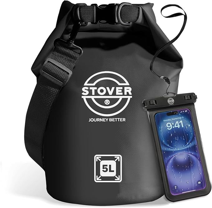 STOVER 5/10/25/30/40/55L Waterproof Backpack- Floating Dry Bag by STOVER