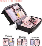 Veken 8 Set Packing Cubes for Travel Essentials, Suitcase Organizer Bags in 4 - Image 6