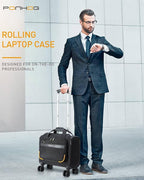 Rolling Laptop Bag, Rolling Briefcase - Image 6