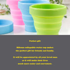Silicone Collapsible Water Cup, Outdoor Folding Reusable Mug - Image 7