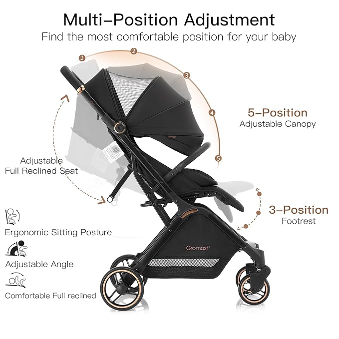 Gravity Folding Baby Stroller - Image 7