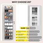 Over the Door Shoe Organizer for Closet, Shoes Rack - Image 7