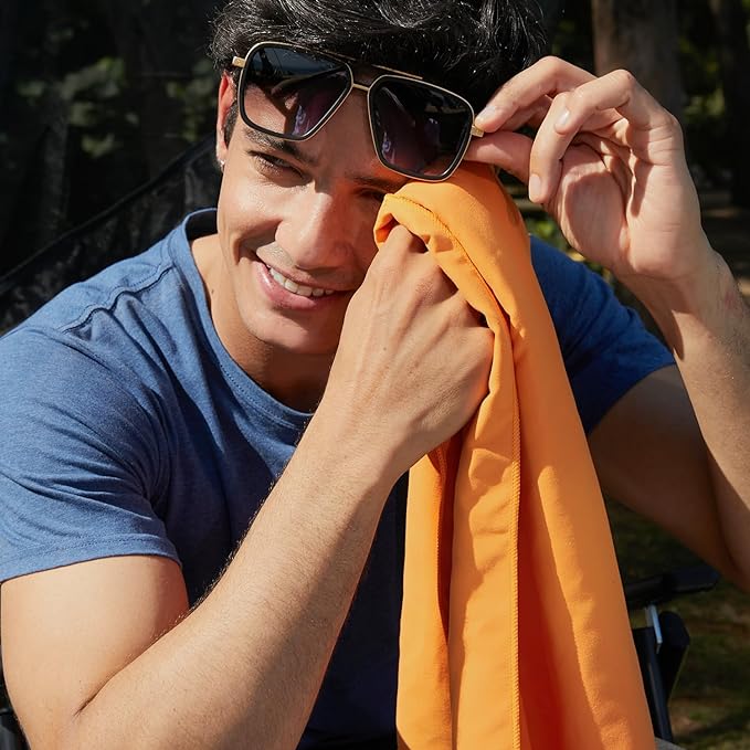 Rainleaf Microfiber Towel Perfect Travel & Gym & Camping Towel. Quick Dry - Image 4