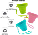 Silicone Collapsible Water Cup, Outdoor Folding Reusable Mug - Image 2