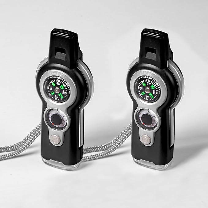 Emergency Survival Function Whistle, Outdoor Multifunctional Tool Safety Whistle - Image 4