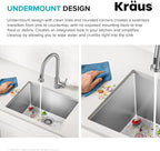 Kraus KHU101-24L Standart PRO 24-inch Undermount 16 Gauge Single Bowl Laundry - Image 9