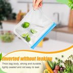 10 Pack Reusable Storage Bags, Dishwasher Safe Reusable Food Storage Bags - Image 5
