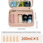 CUBETASTIC Toiletry Bag for Women, Portable Makeup Bag Transparent Cosmetic Case - Image 3